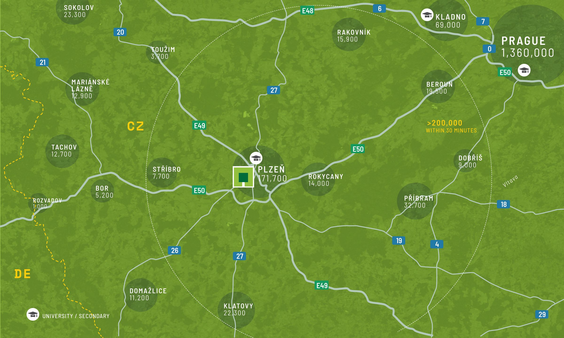 CTPark Prague North Map